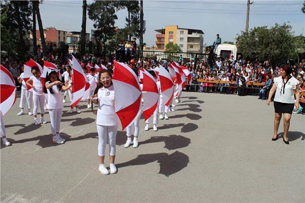 AVRUPA  201-44 KIRMIZI BEYAZ 23 NİSAN TÖREN ŞEMSİYESİ