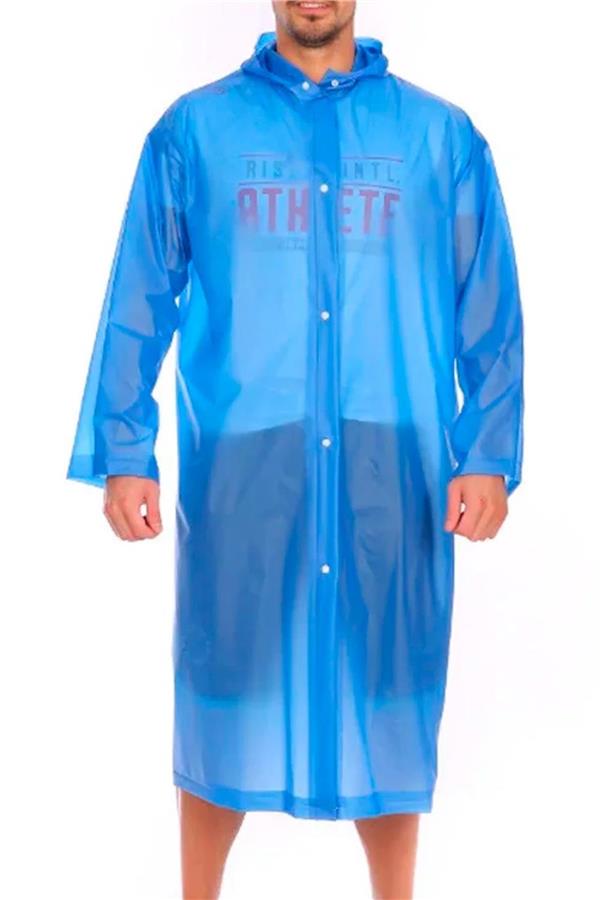 Marlux Kadın Erkek Yağmurluk Kapüşonlu Çıtçıtlı Eva Mavi Yağmurluk M21mrc881r08 M21MRC881